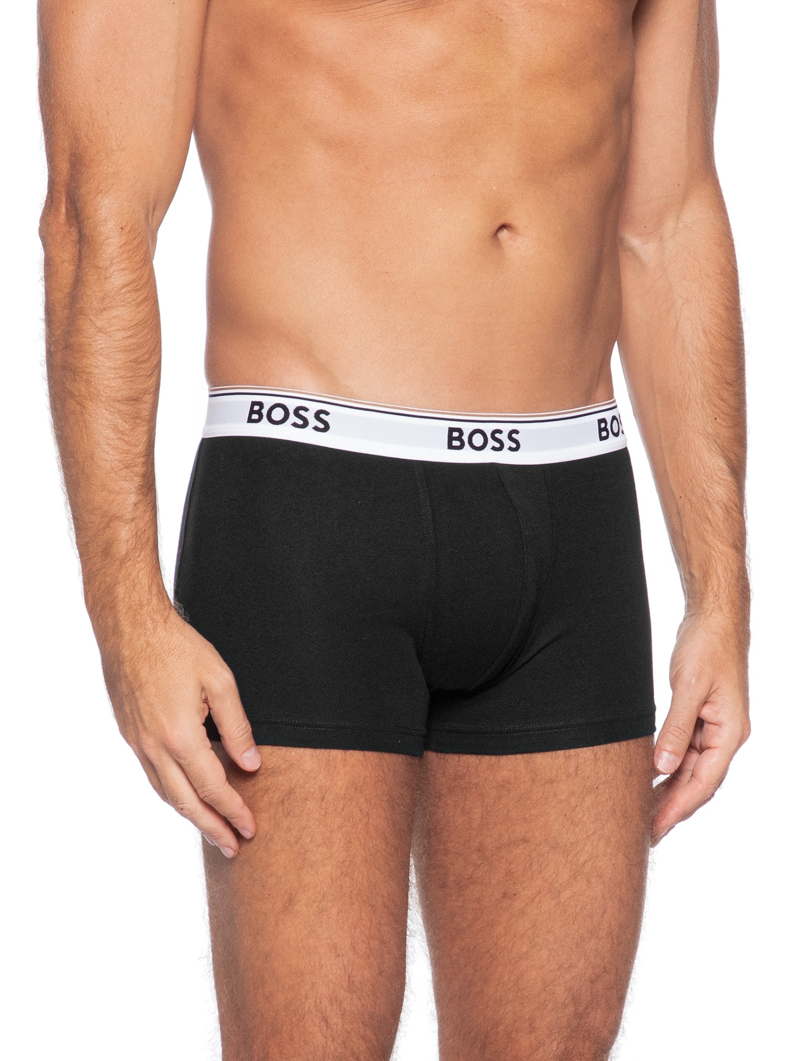 Kit De 3 Cuecas Trunk-Power Preto Boss