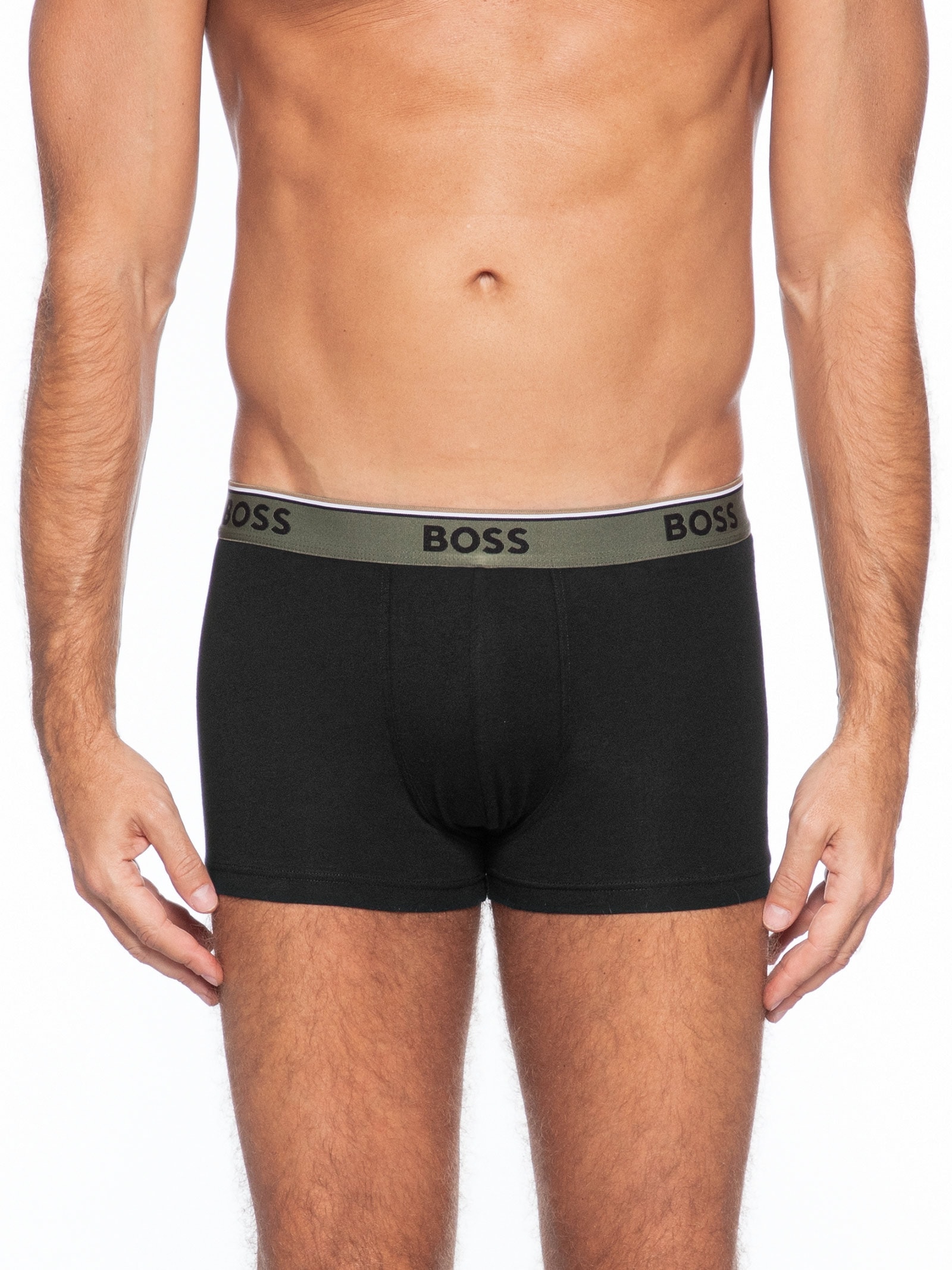 Kit De 3 Cuecas Trunk-Power Preto Boss