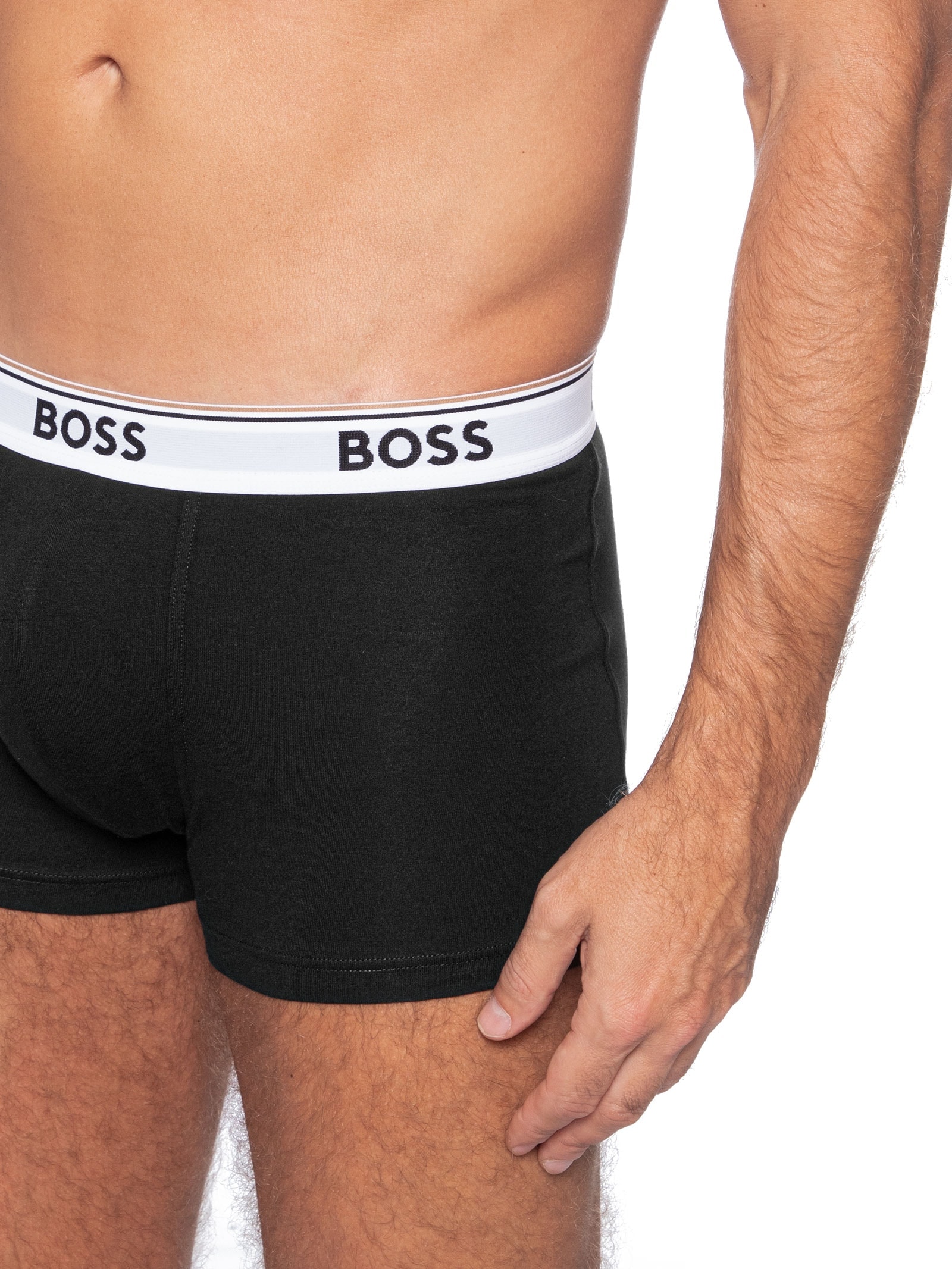 Kit De 3 Cuecas Trunk-Power Preto Boss