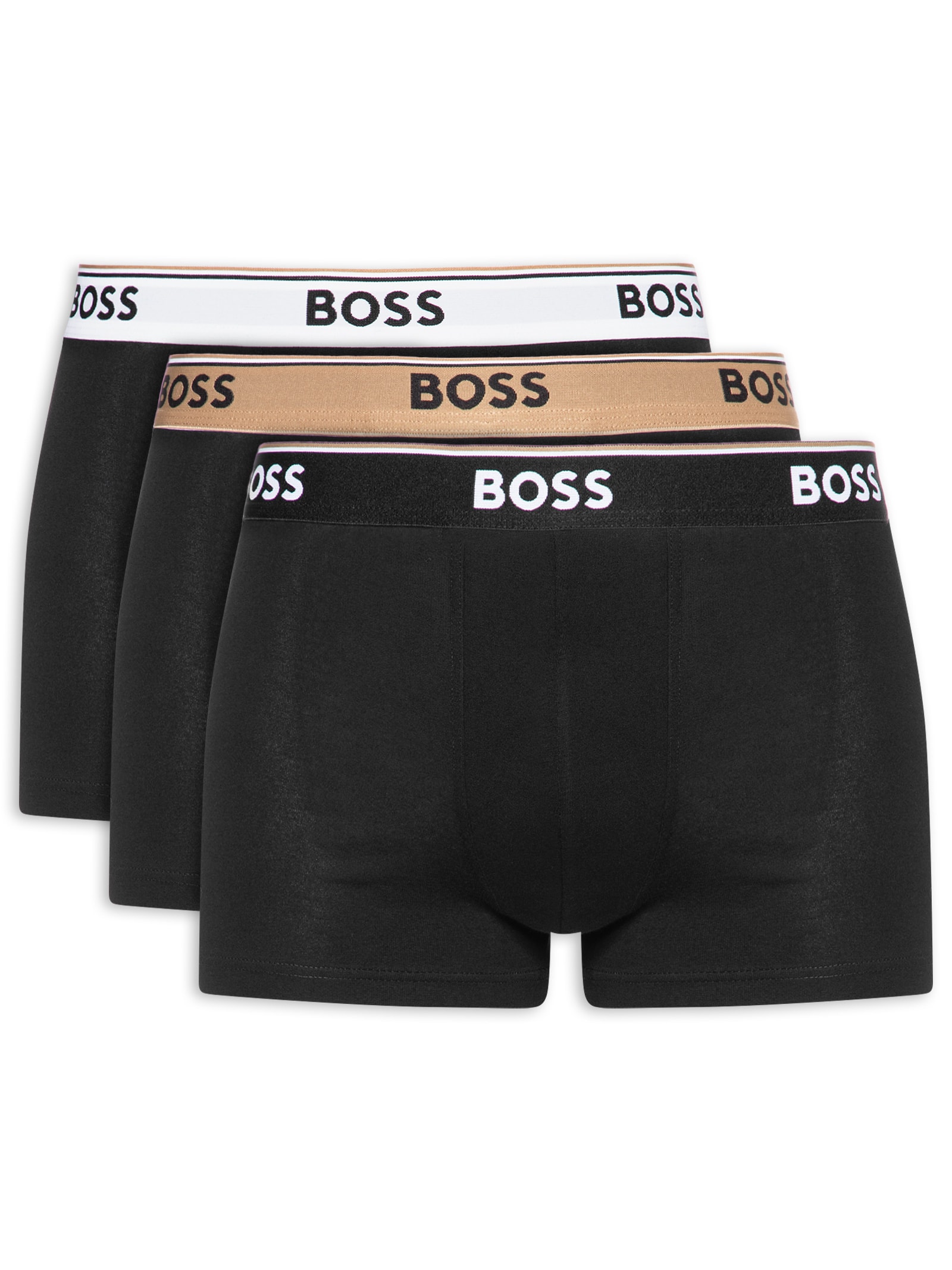 Kit de 3 Cuecas Trunk Power – Preto Boss