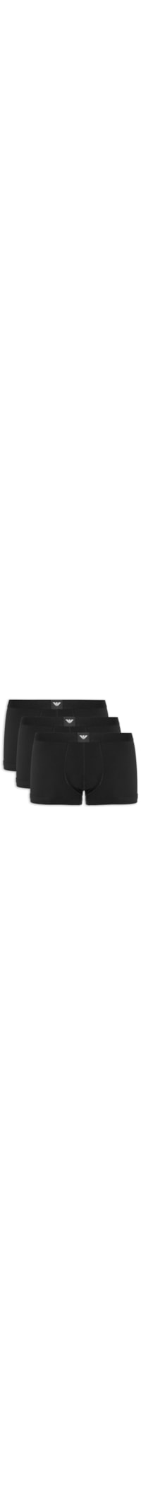 Kit De 3 Cuecas Trunk - Preto