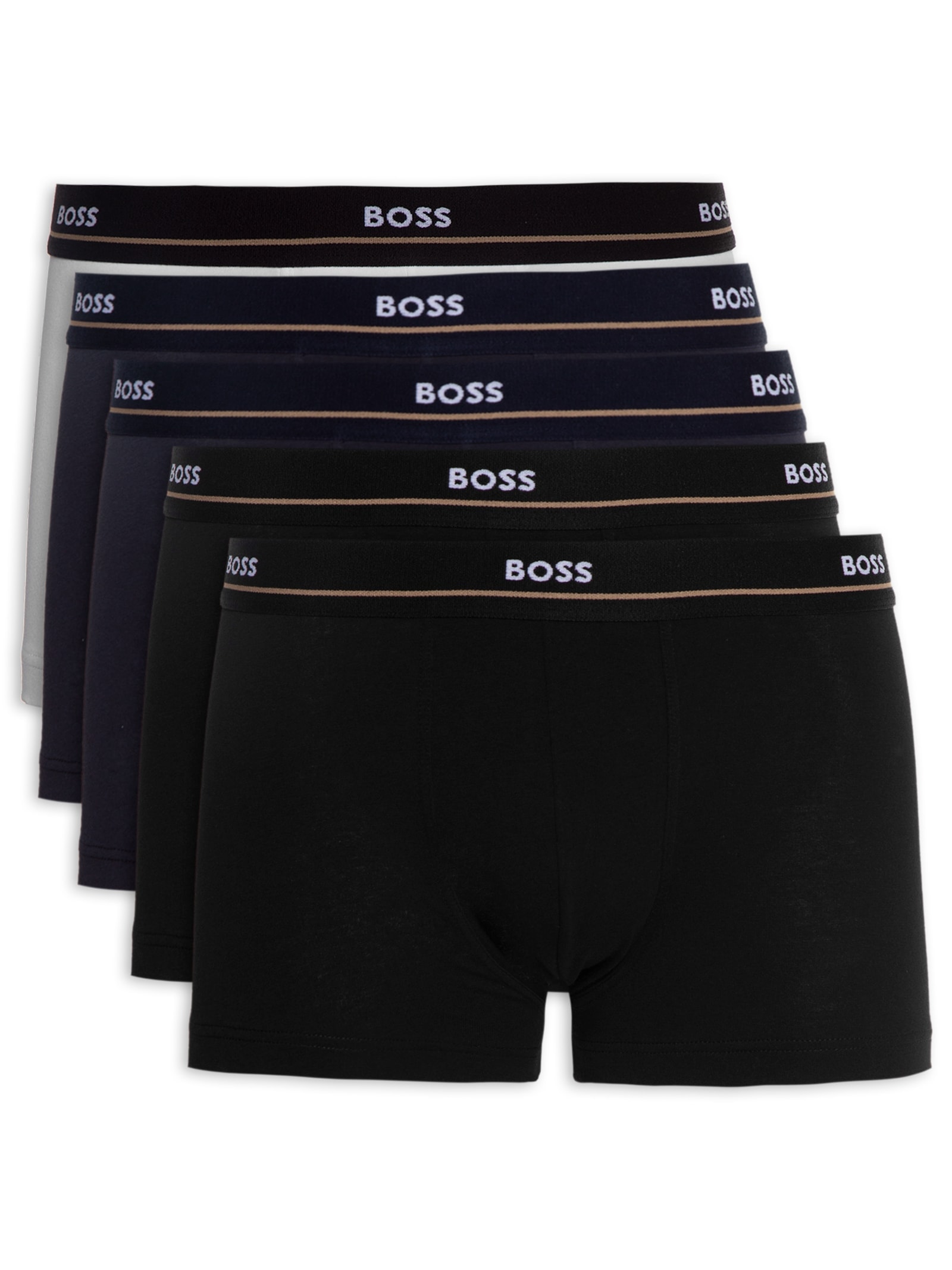 Kit de 5 Cuecas Trunk Essential Boss