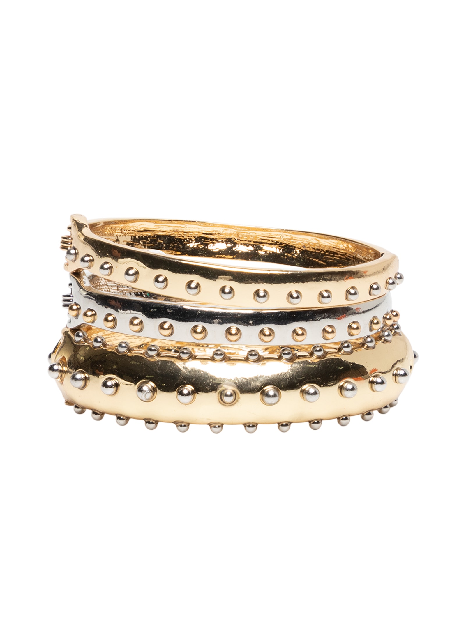 Kit De Braceletes Feminino Dourado Market 33