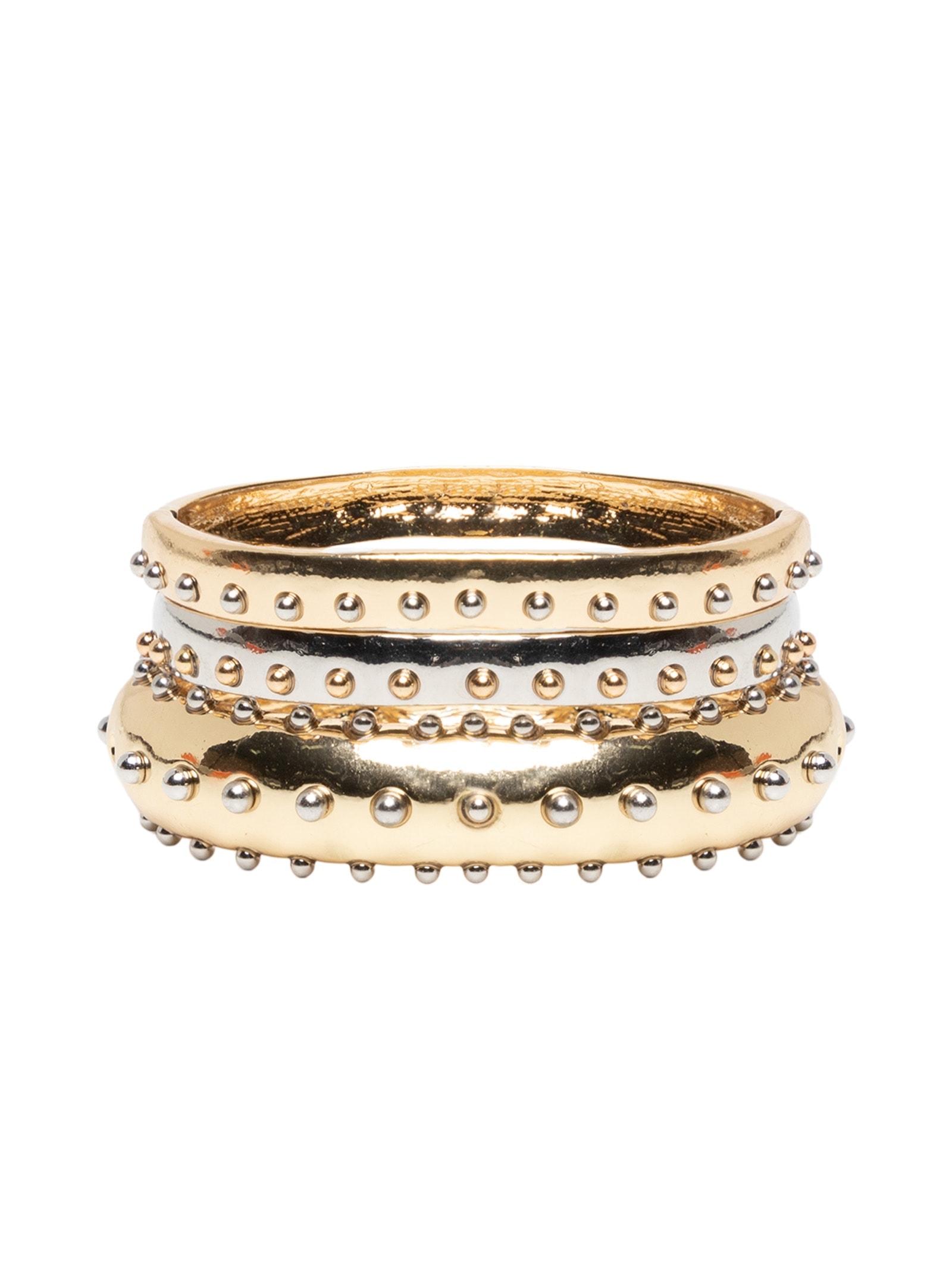 Kit De Braceletes Feminino Dourado Market 33