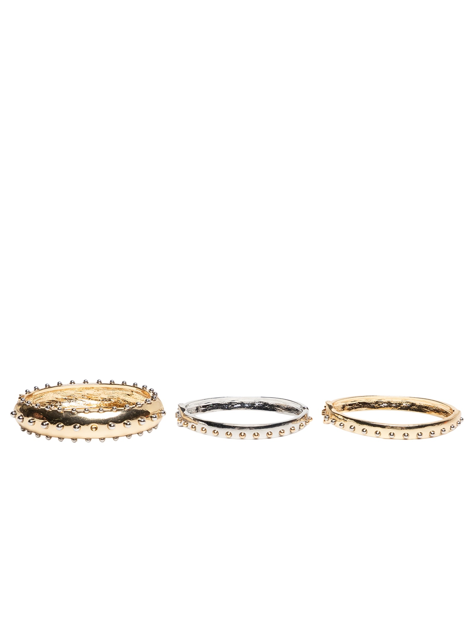 Kit De Braceletes Feminino Dourado Market 33