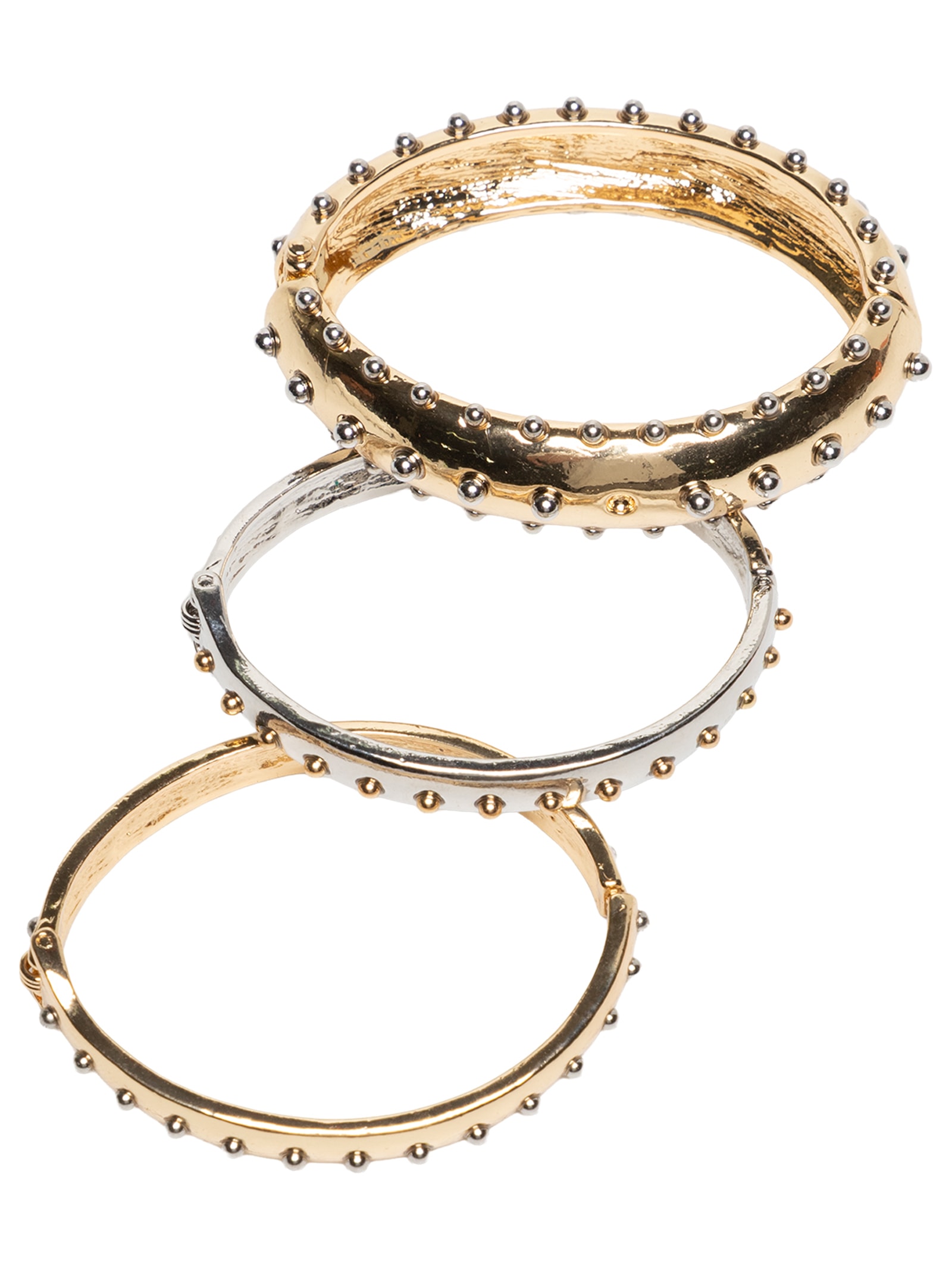 Kit De Braceletes Feminino Dourado Market 33