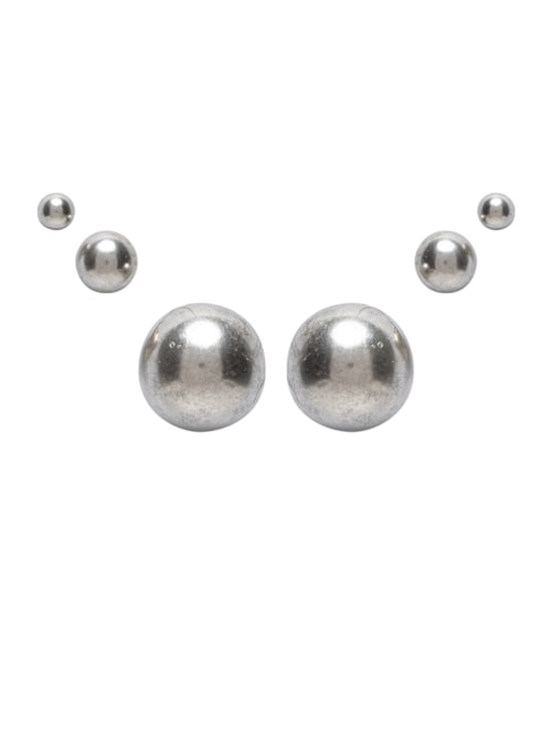 Kit De Brincos Pequenos – Prateado