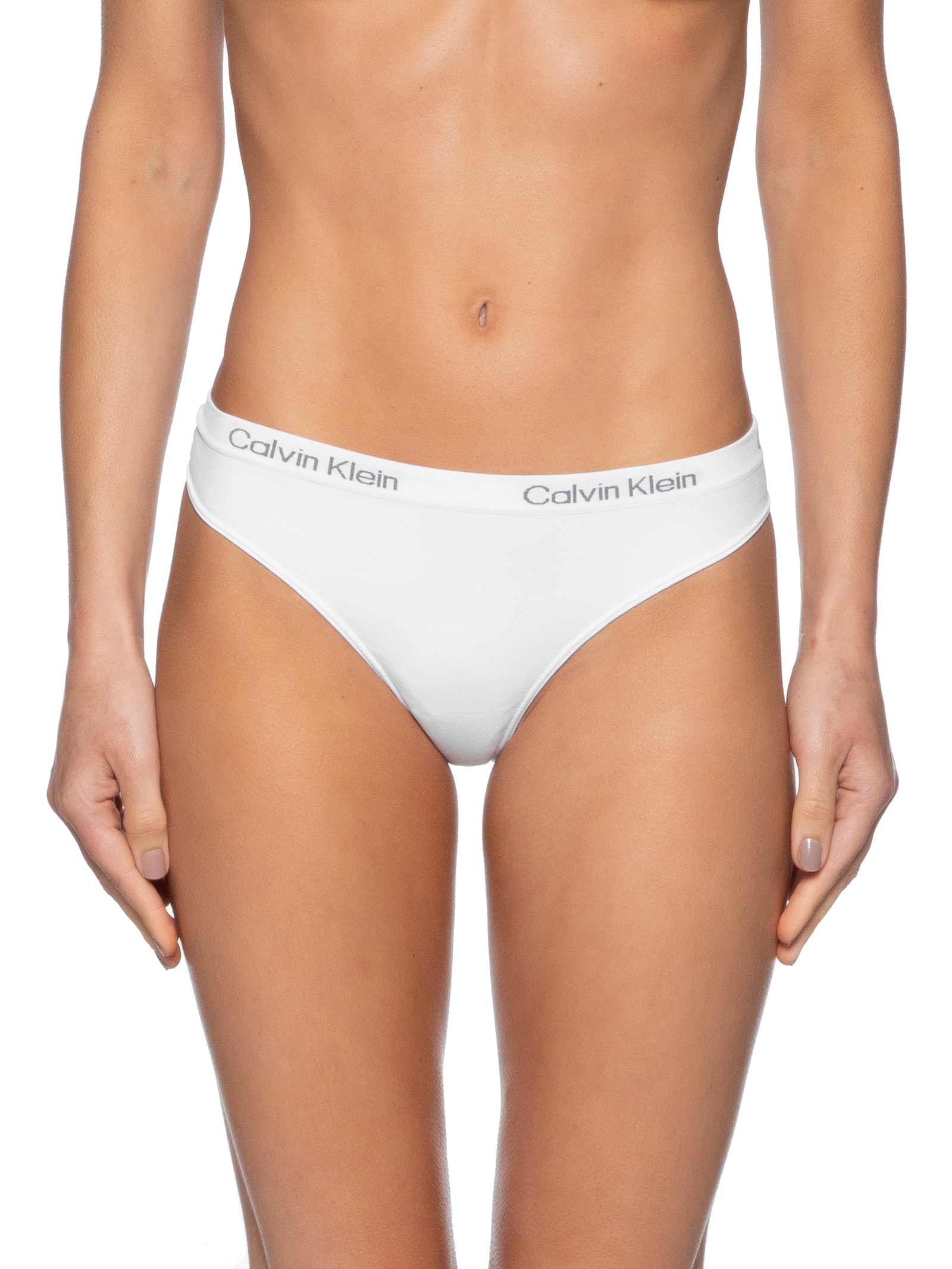 Kit De Calcinha Fio Dental Microfibra Seamless 2 Peças Calvin Klein Underwear