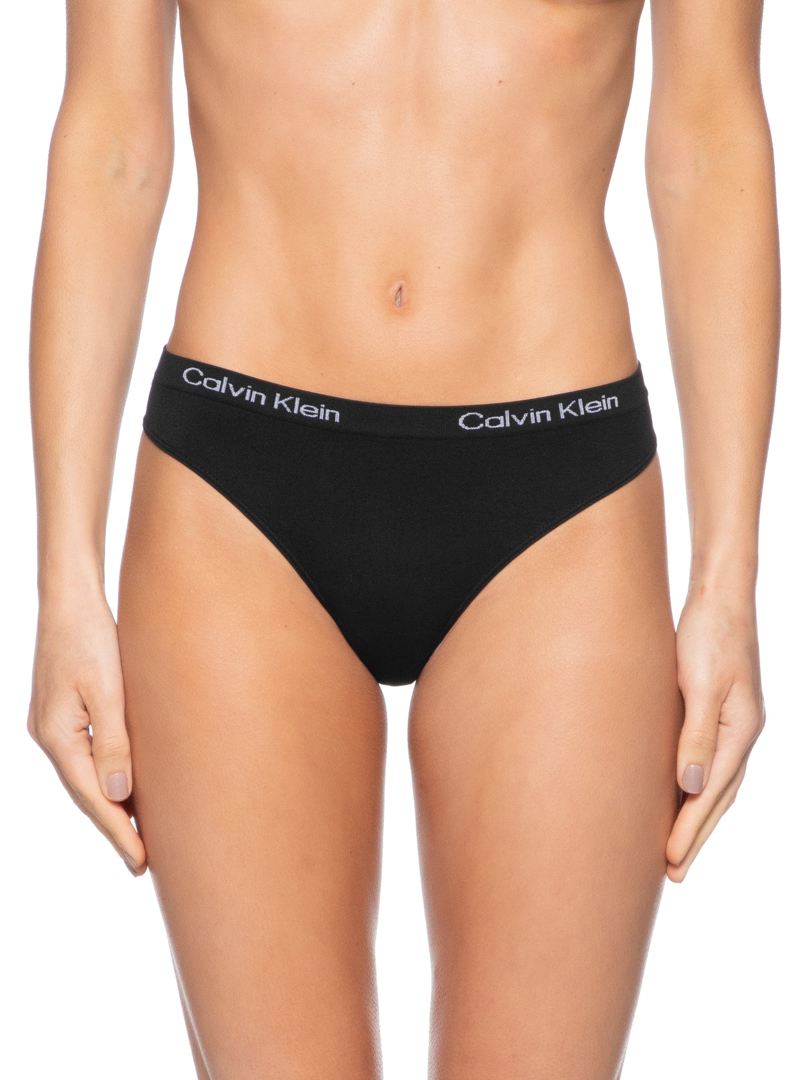 Kit De Calcinha Fio Dental Microfibra Seamless 2 Peças Calvin Klein Underwear