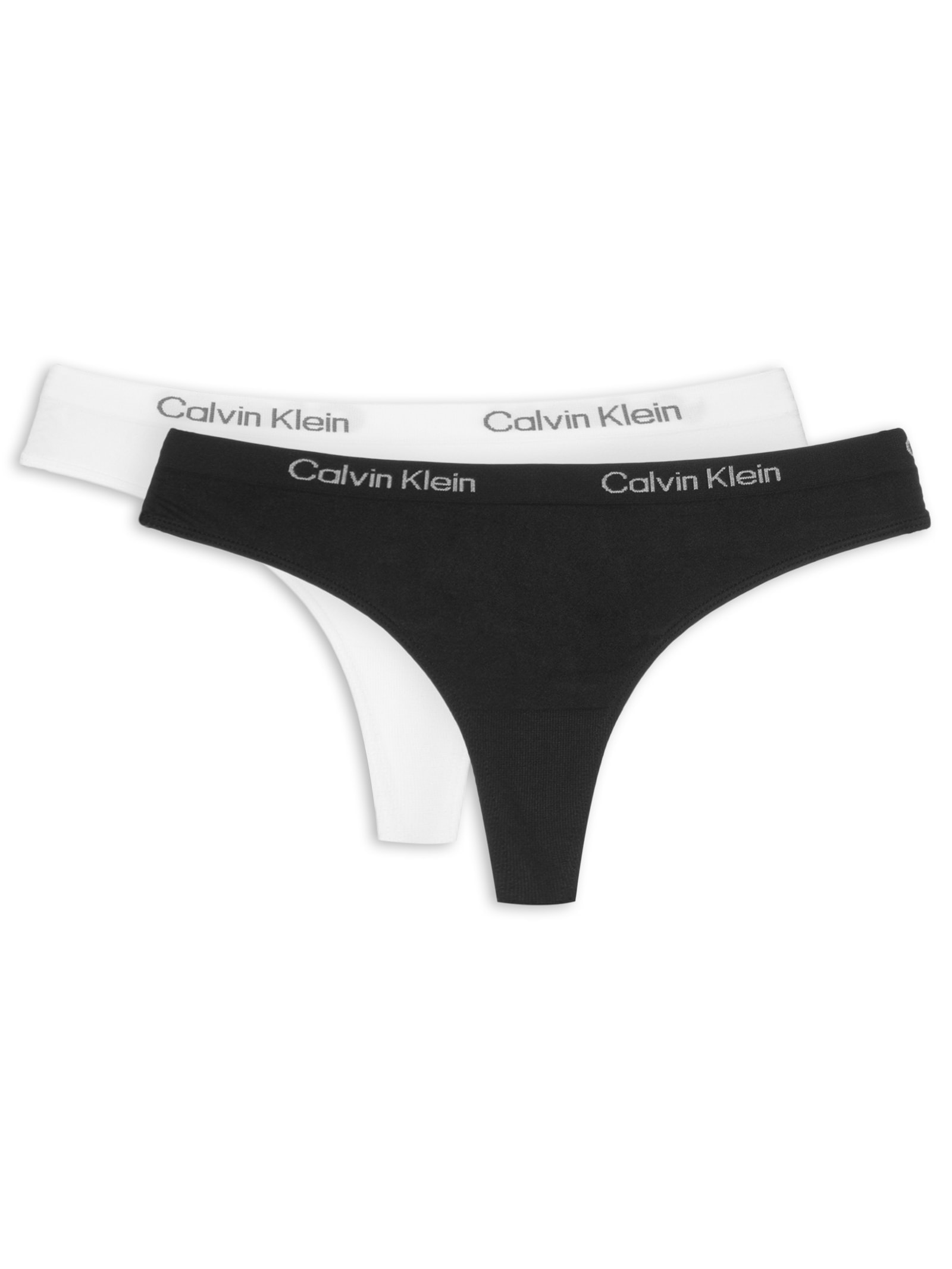 Kit De Calcinha Fio Dental Microfibra Seamless 2 Peças Calvin Klein Underwear