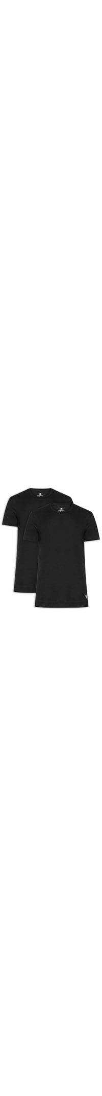 Kit de Camisetas Comfort Core Cotton - Preto
