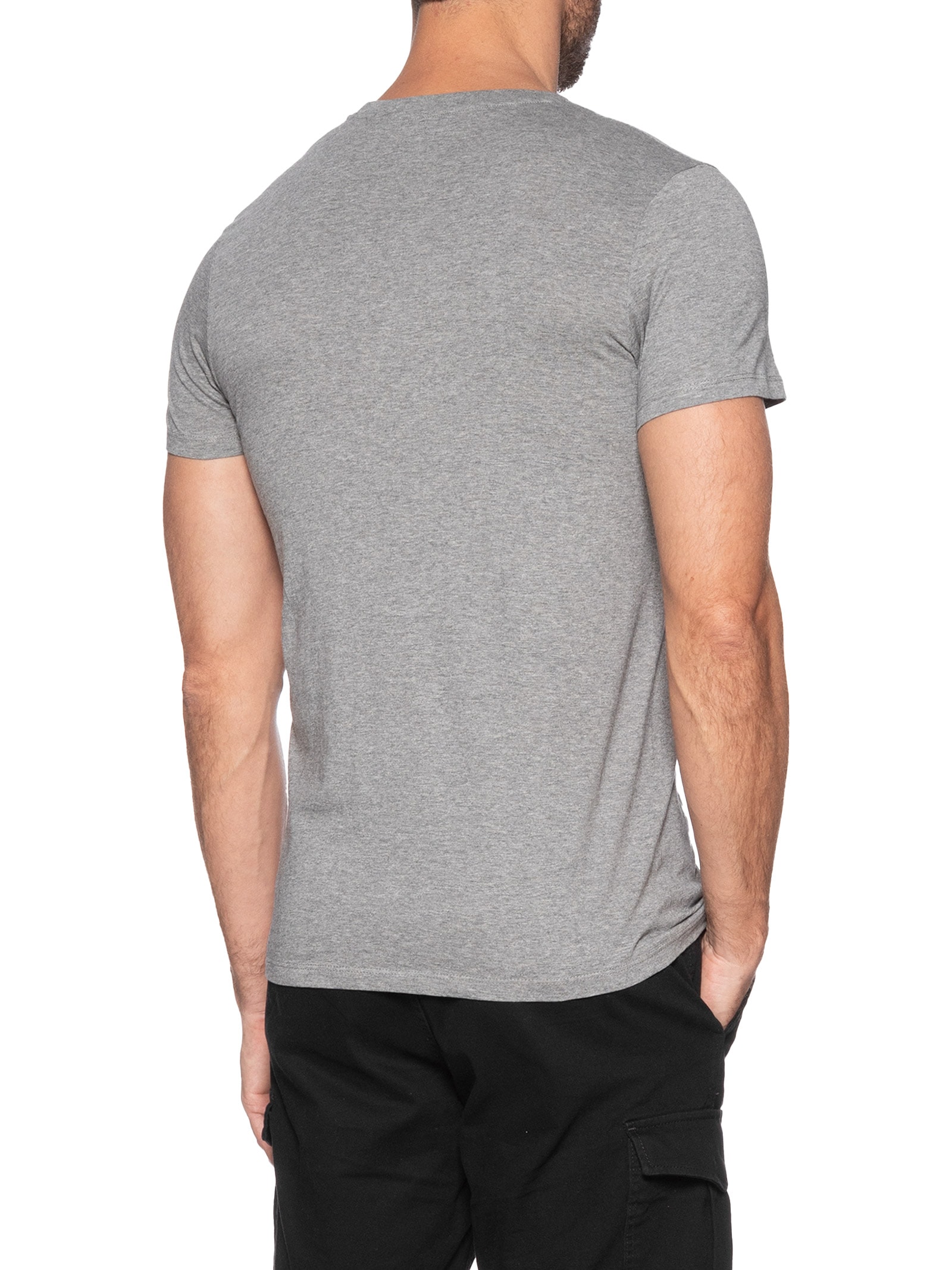 Kit De Camisetas Masculina 2 Peças Cinza Diesel