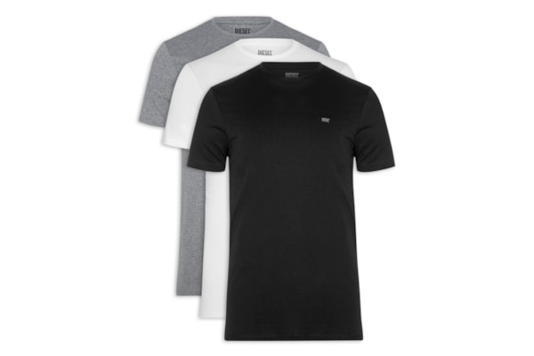 Kit De Camisetas Masculina Em Algodão  3 Peças