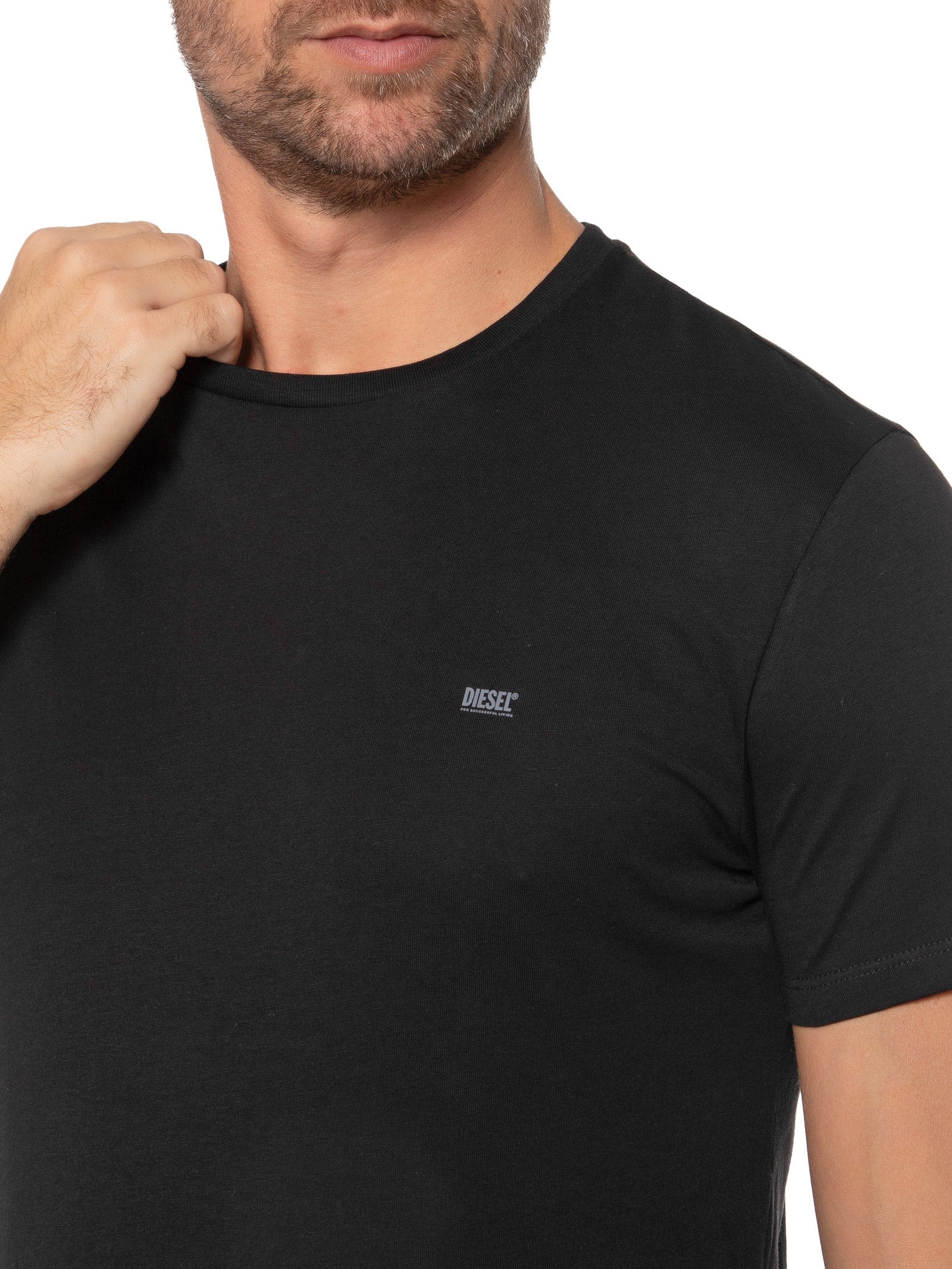 Kit De Camisetas Masculina Em Algodão  3 Peças Diesel