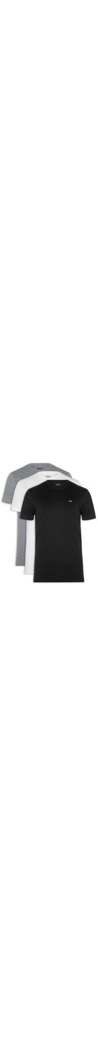 Kit De Camisetas Masculina Em Algodão 3 Peças