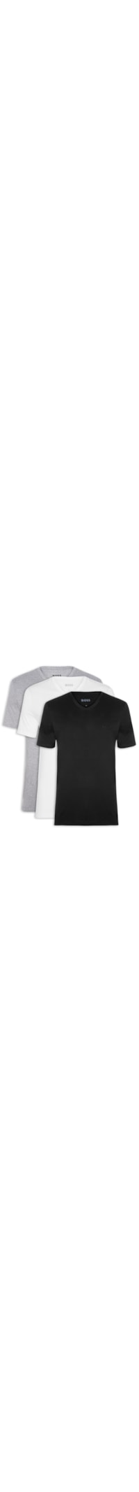 Kit De Camisetas Masculina Gola V 3 Peças Classic