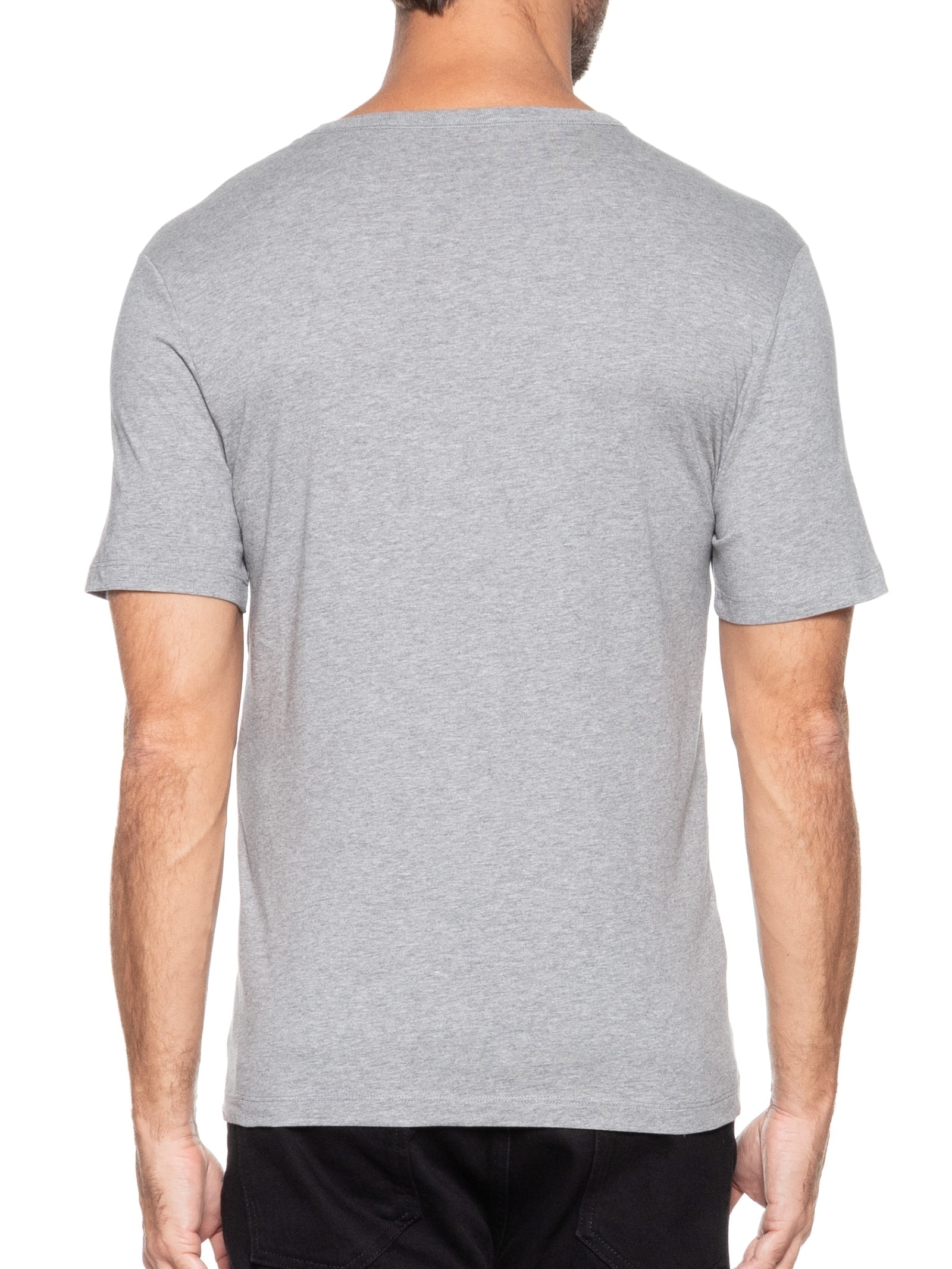 Kit De Camisetas Masculina Gola V 3 Peças Classic Boss