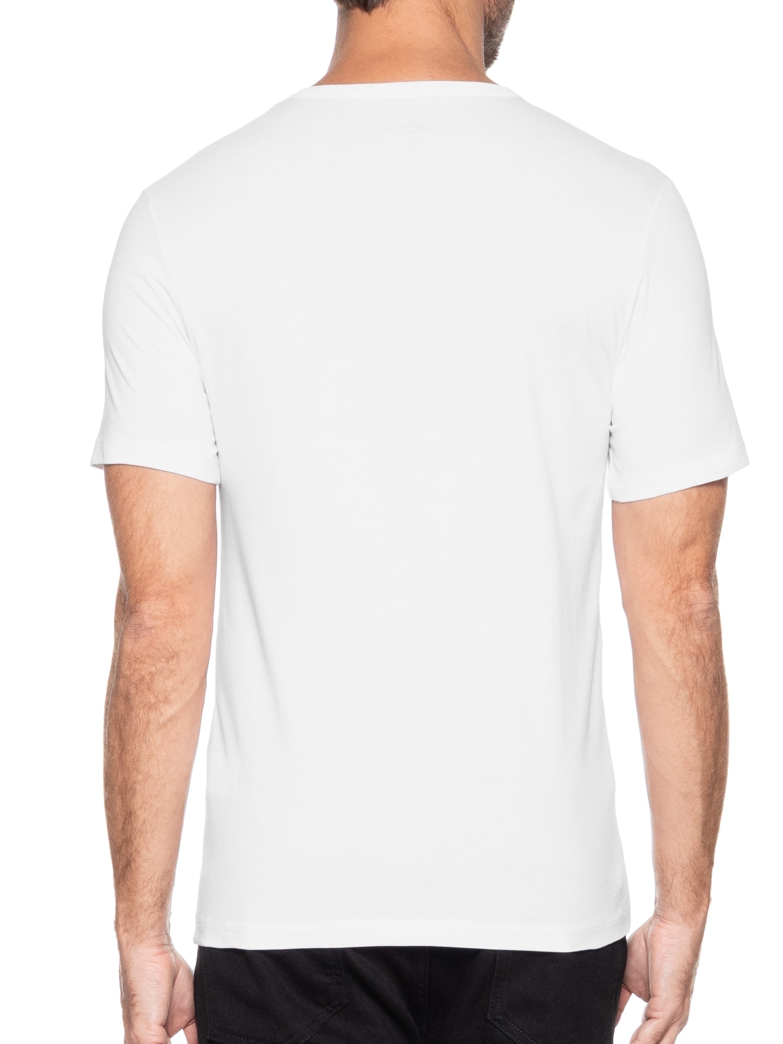 Kit De Camisetas Masculina Gola V 3 Peças Classic Boss