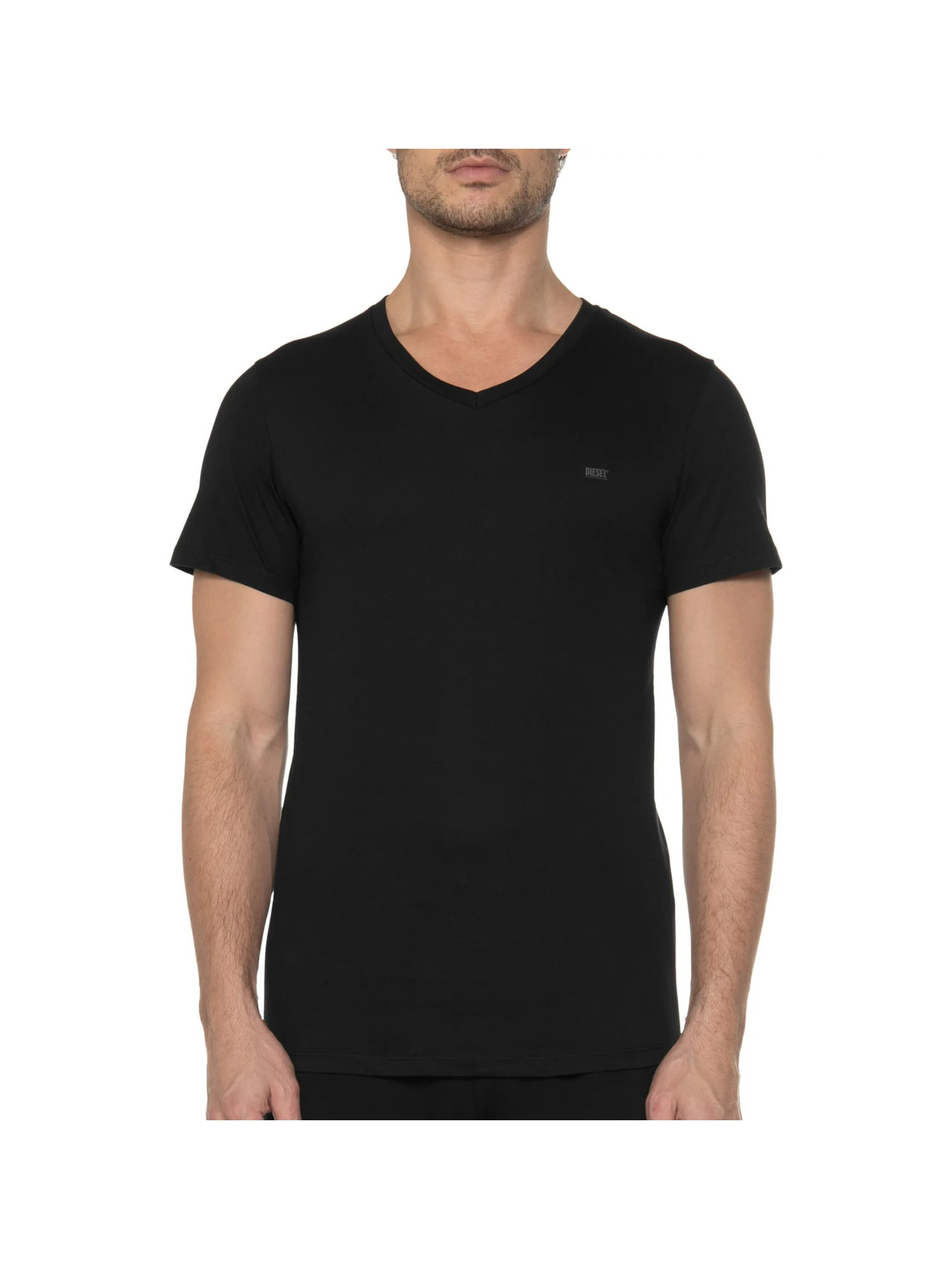 Kit De Camisetas Masculina Umtee Michael Tube 2 Peças Preto Diesel