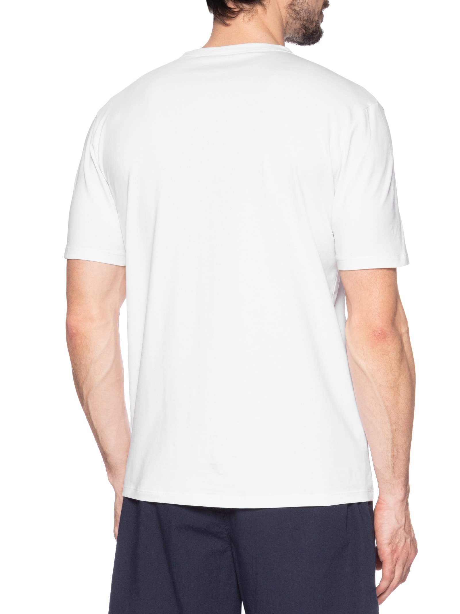 Kit De Camisetas Masculinas 2 Peças Branco Hugo