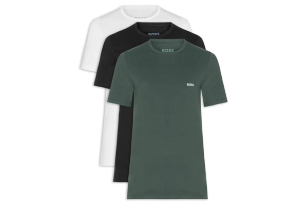 Kit De Camisetas Masculinas 3 Peças Classic