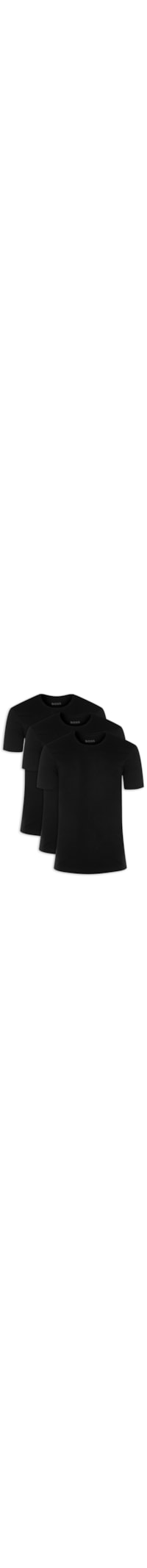 Kit De Camisetas Masculinas 3 Peças Rn 3P Classic - Preto