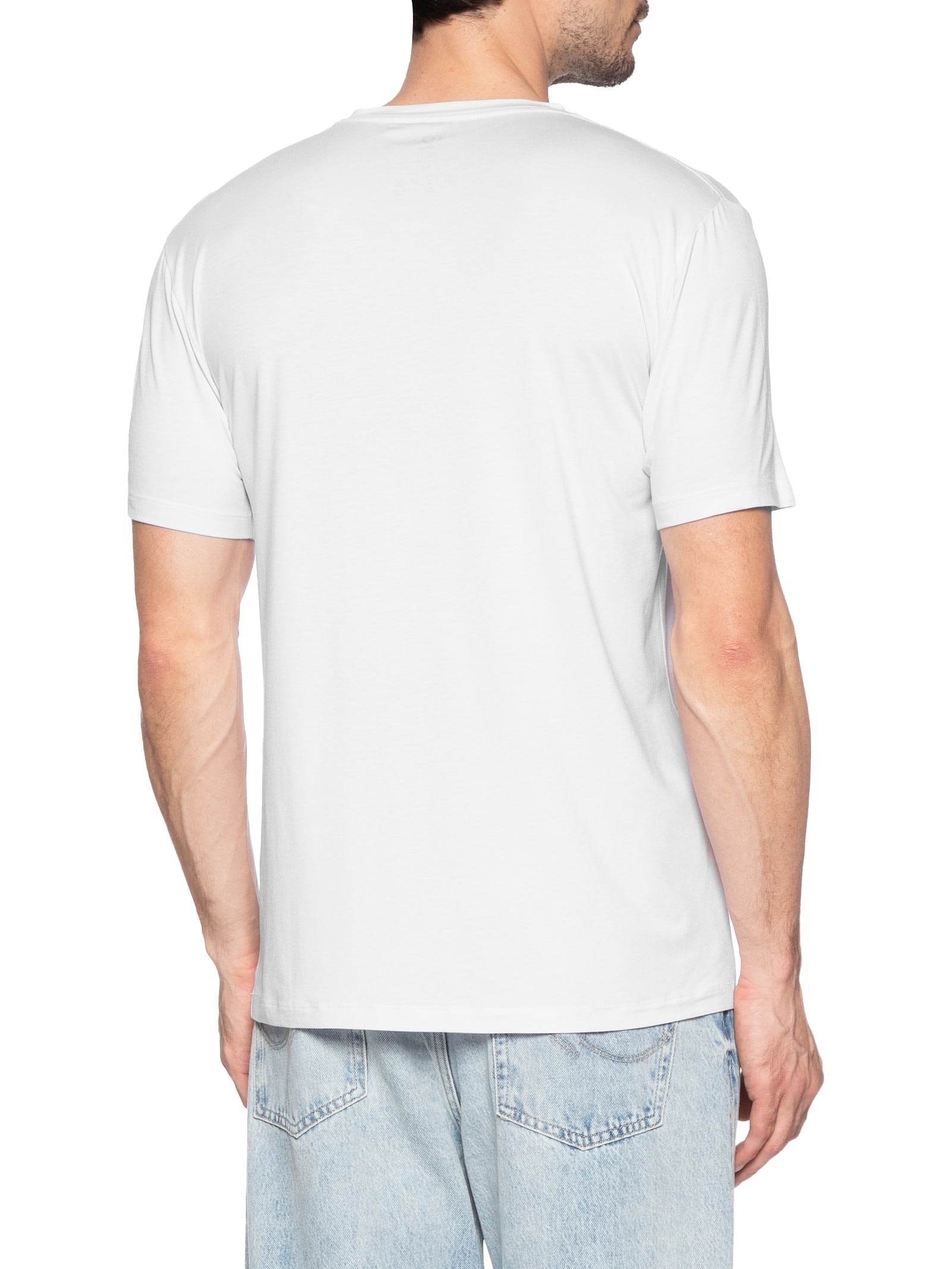 Kit De Camisetas Masculinas 3 Peças Tech Em Modal Azul '2 Essential