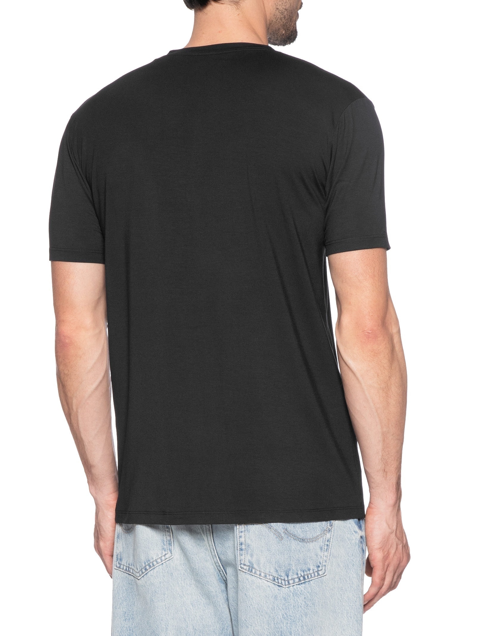 Kit De Camisetas Masculinas 3 Peças Tech Em Modal Azul '2 Essential