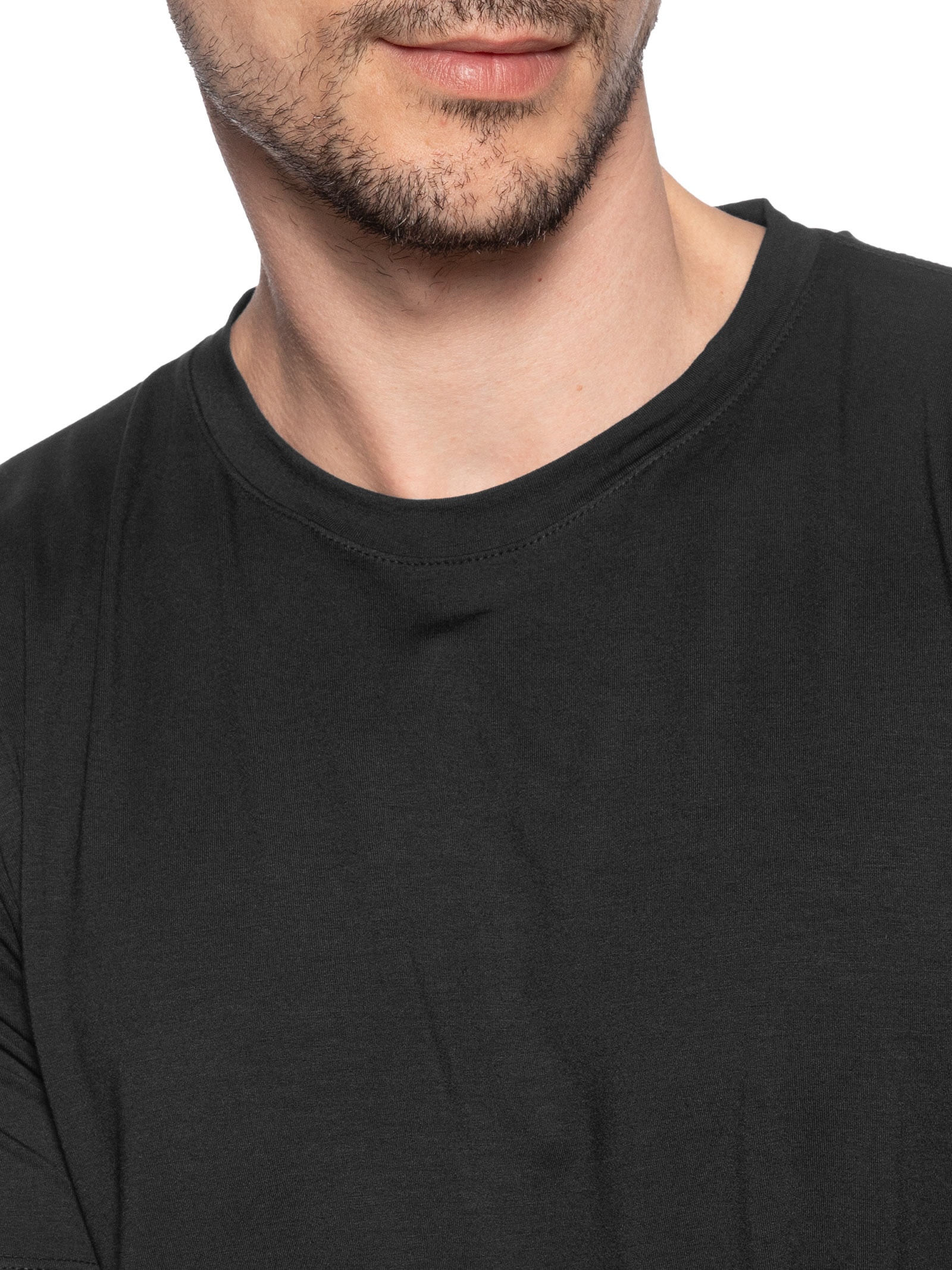 Kit De Camisetas Masculinas 3 Peças Tech Em Modal Azul '2 Essential