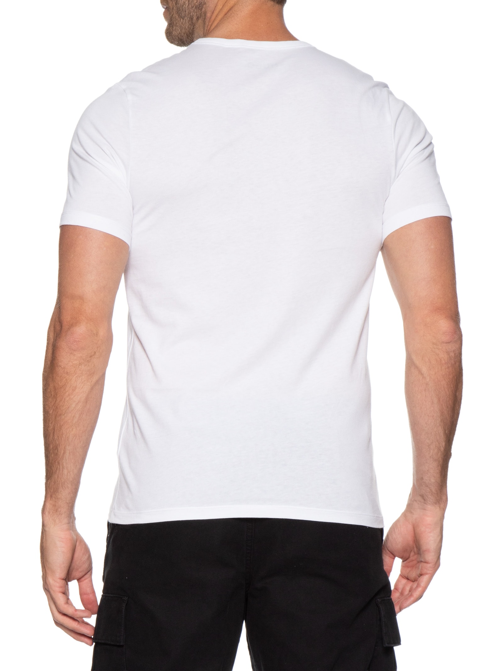 Kit De Camisetas Masculinas 3 Peças Triplet Preto Hugo