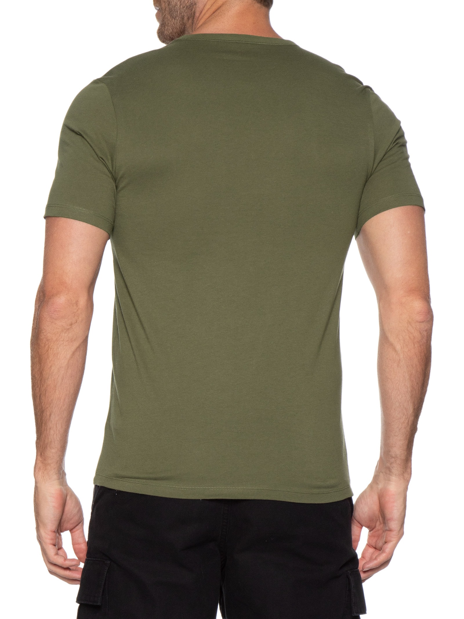 Kit De Camisetas Masculinas 3 Peças Triplet Preto Hugo