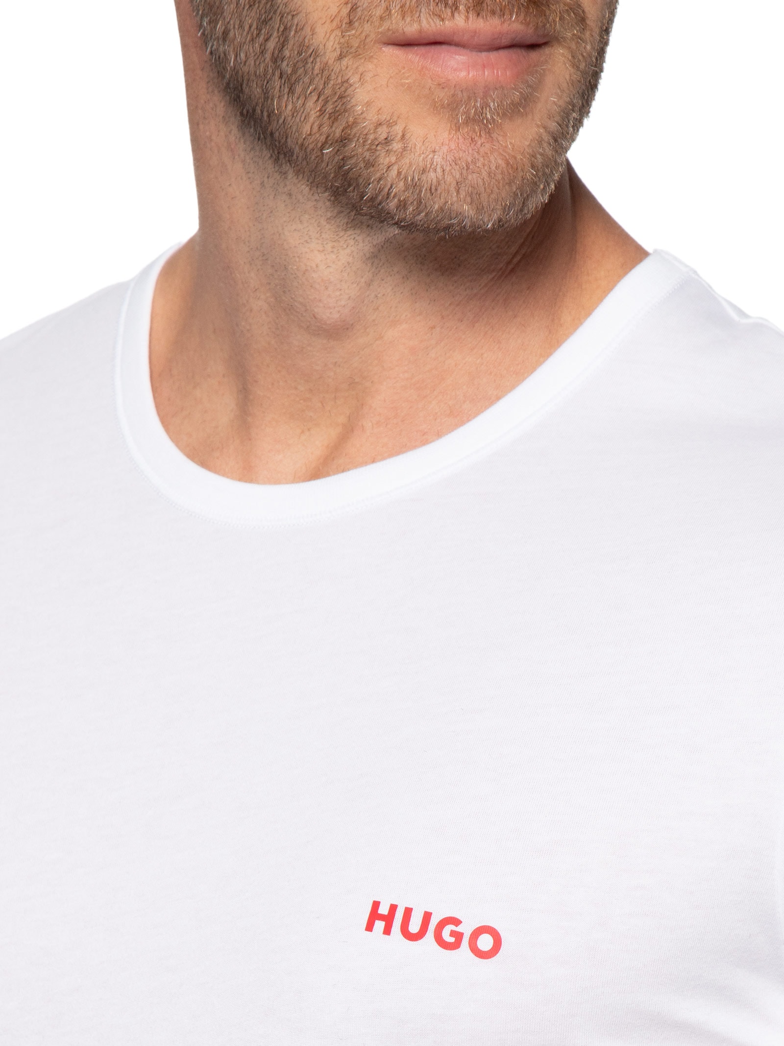 Kit De Camisetas Masculinas 3 Peças Triplet Preto Hugo