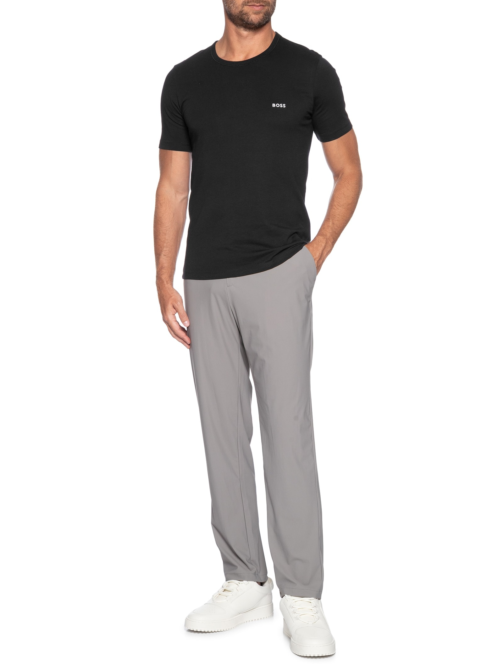 Kit De Camisetas Masculinas Classic 3 Peças Boss