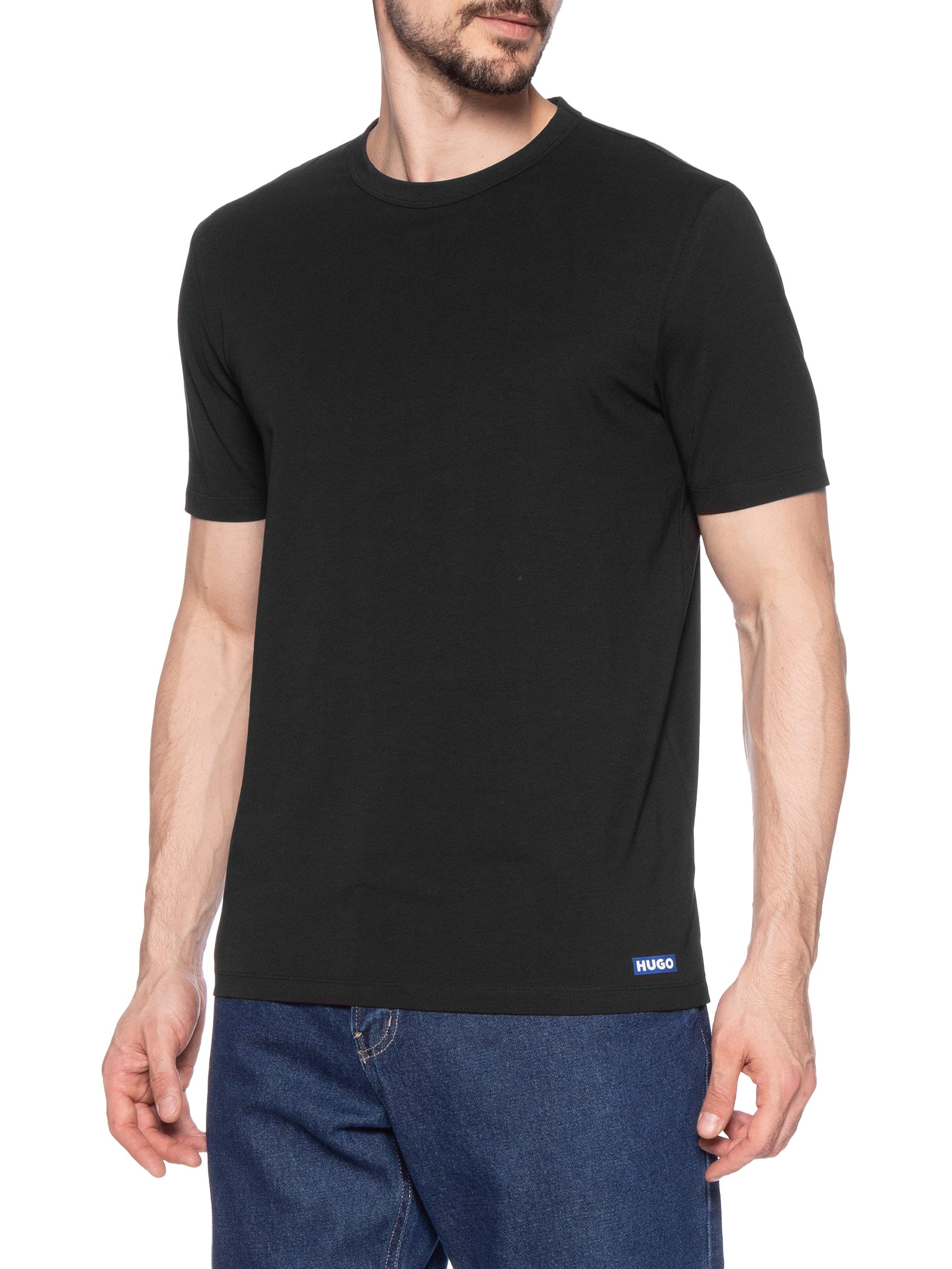 Kit De Camisetas Masculinas Preto Hugo