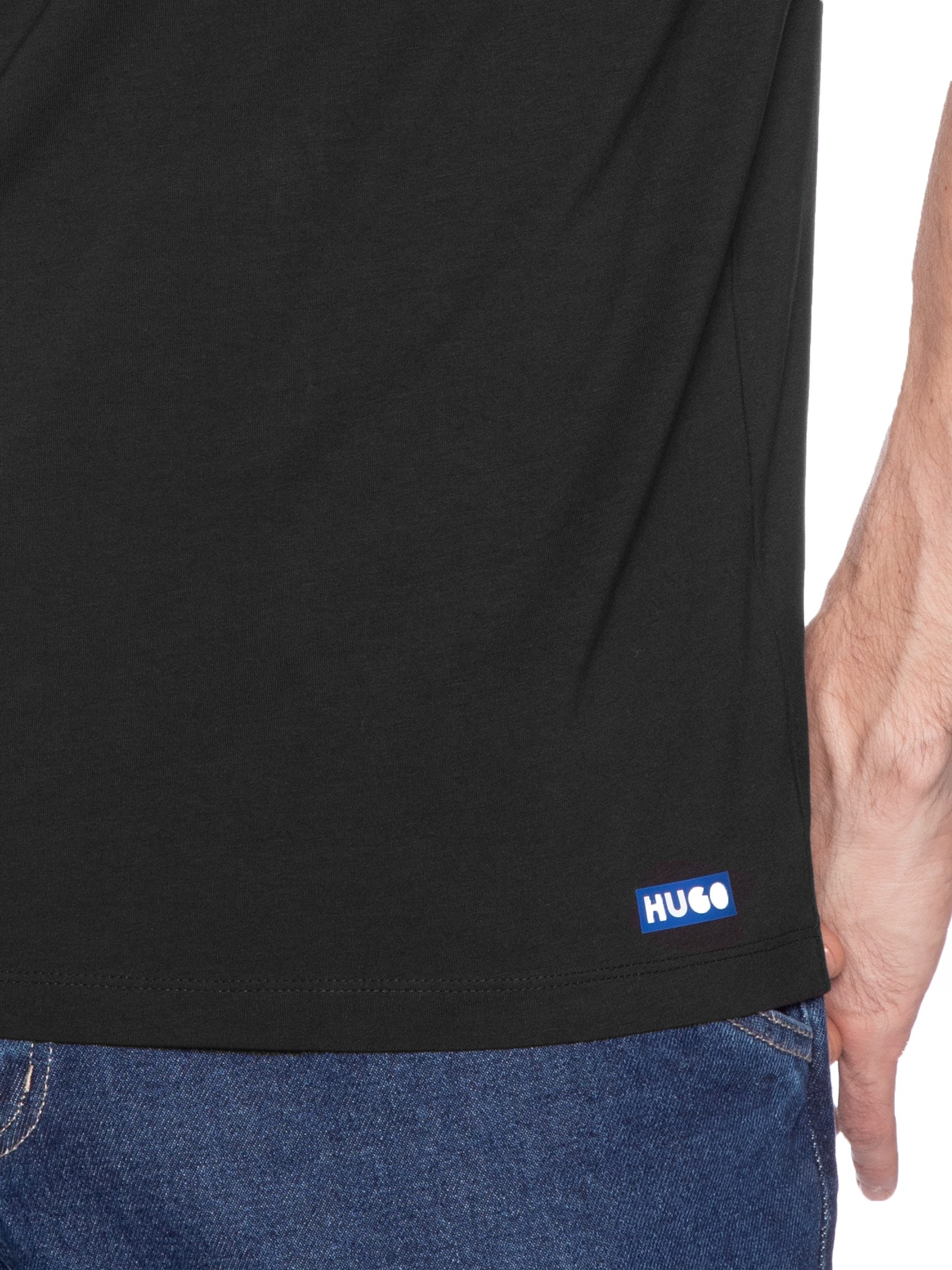 Kit De Camisetas Masculinas Preto Hugo