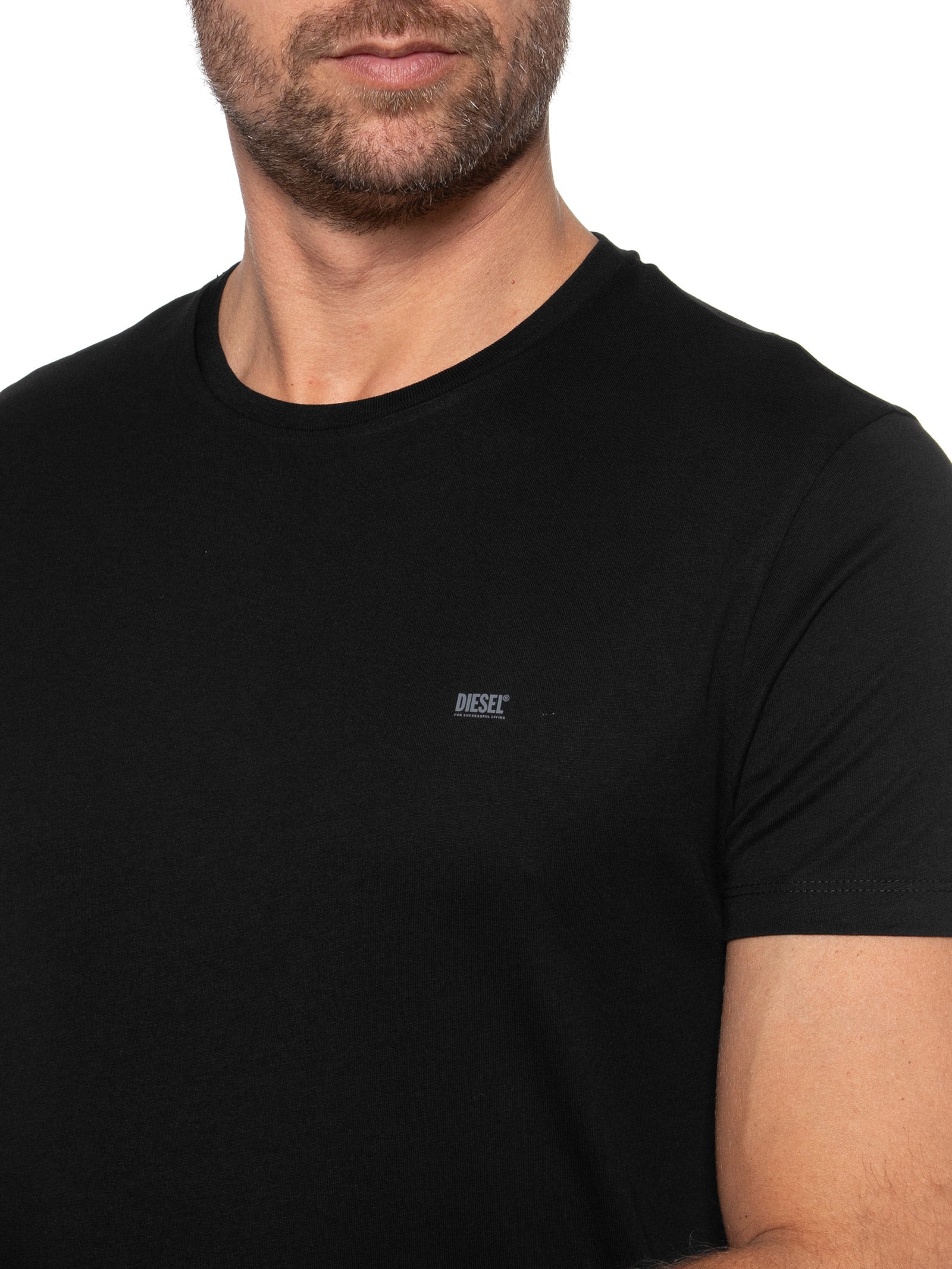 Kit de Camisetas Masculinas Umtee Jake 3 Pack Preto Diesel