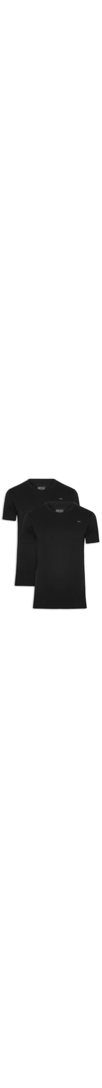 Kit De Camisetass Masculina Umtee Michael Tube 2 Peças - Preto