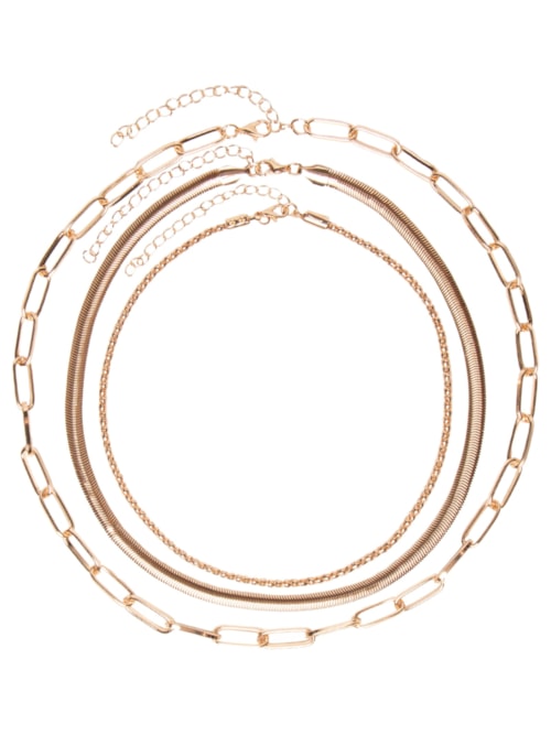 Kit De Colares Feminino – Dourado