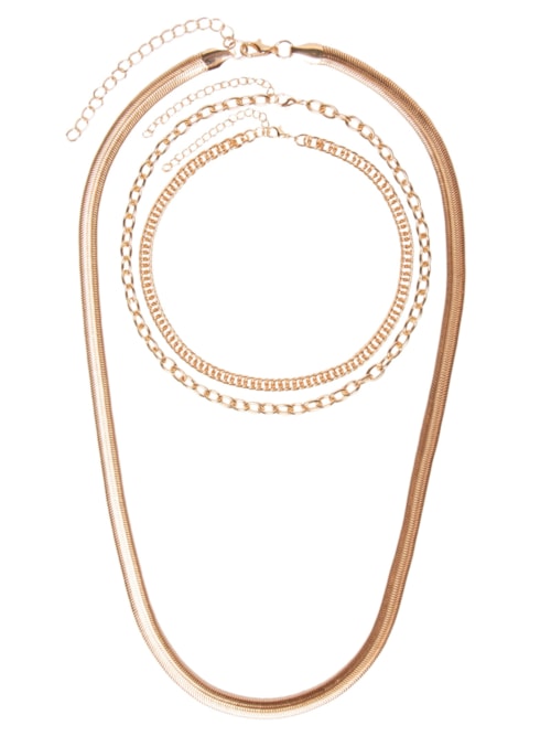 Kit De Colares Feminino – Dourado