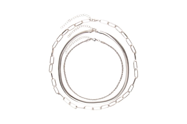 Kit De Colares Feminino - Prateado