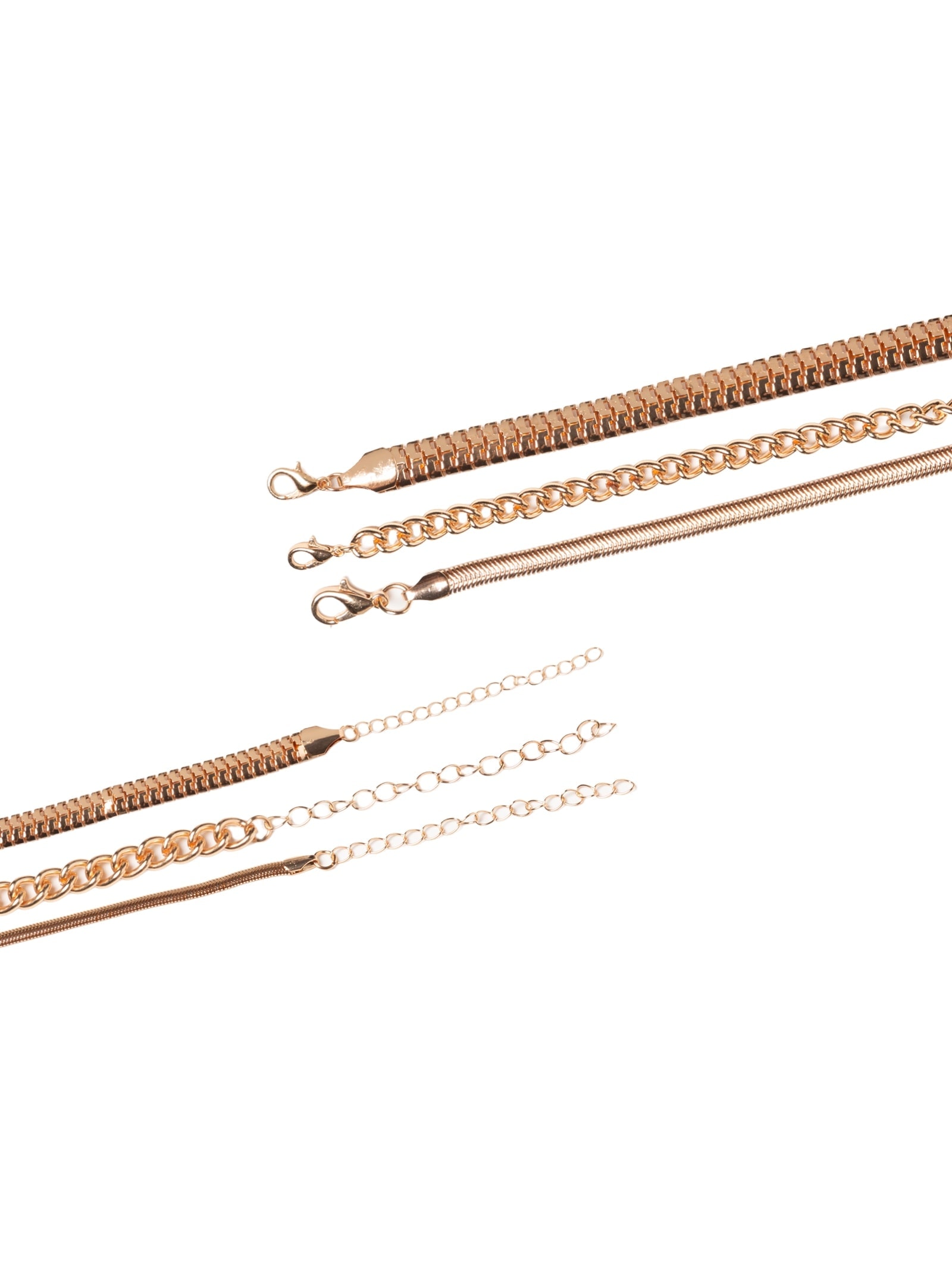 Kit De Colares Femininos Diversos Dourado Basiq