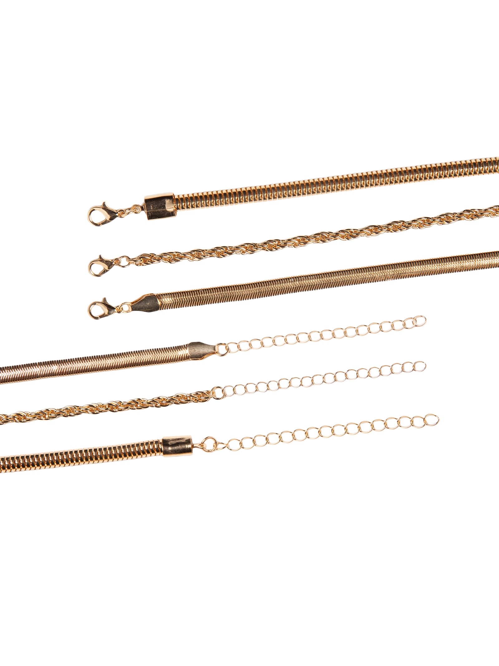 Kit De Colares Femininos Diversos Dourado Basiq