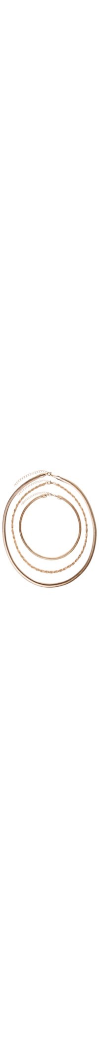 Kit De Colares Femininos Diversos - Dourado