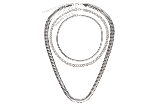 Kit De Colares Femininos Diversos - Prateado