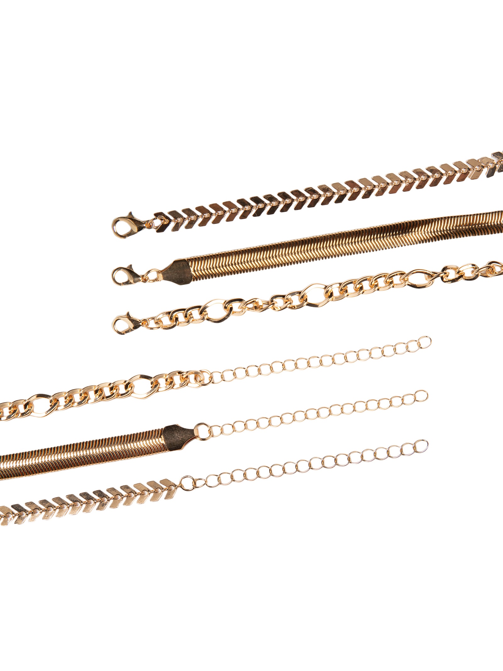 Kit De Colares Femininos Dourado Basiq