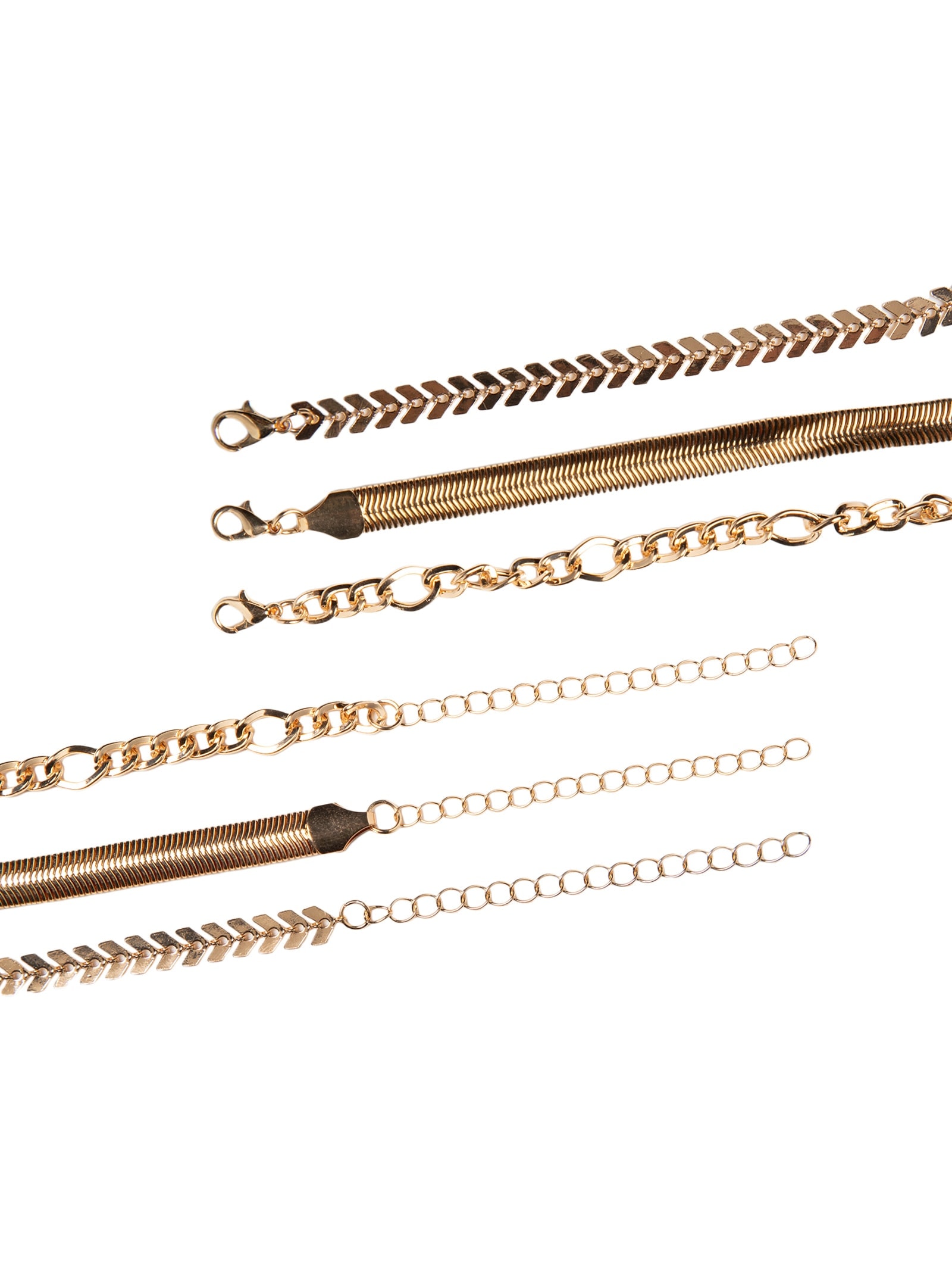 Kit De Colares Femininos Dourado Basiq