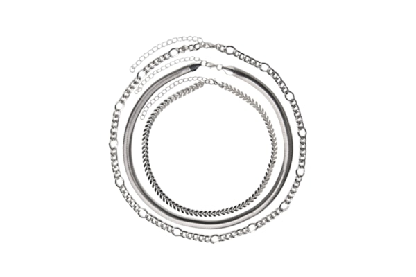 Kit De Colares Femininos - Prateado