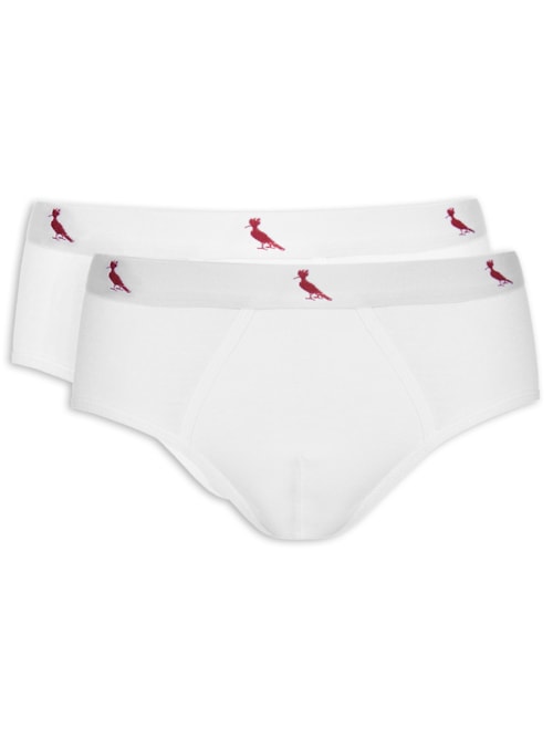 Kit de Cueca Básica Algodão - Reserva - Branco