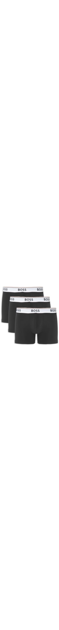 Kit De Cueca Boxer Br 3 Peças Power - Preto