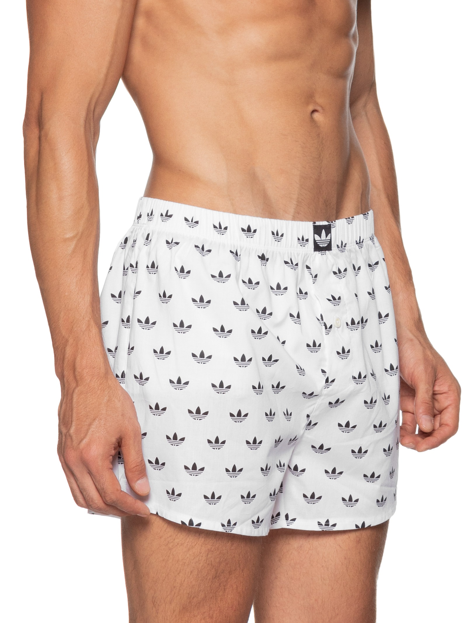 Kit de Cueca Samba Canção Comfort cotton Preto Adidas Originals Underwear